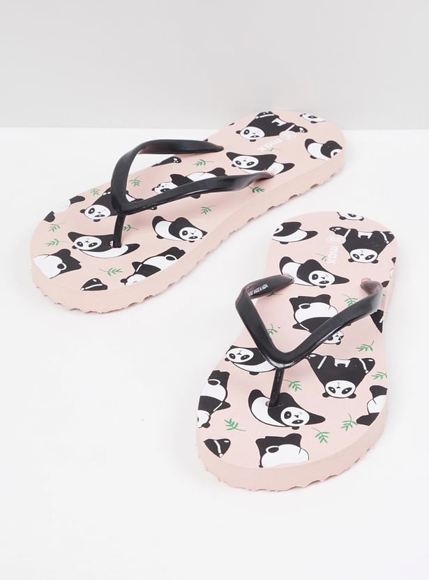 Women Printed Flip Flops 