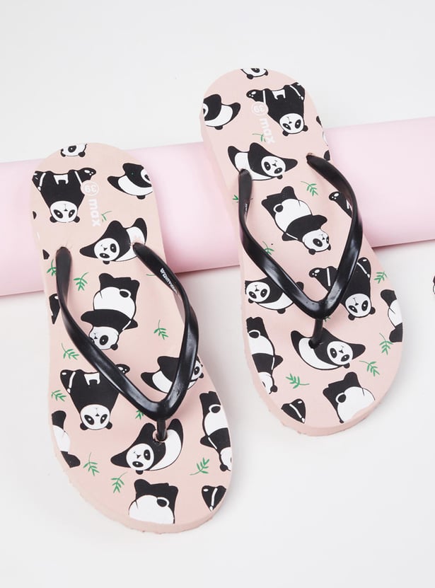 Women Printed Flip Flops 