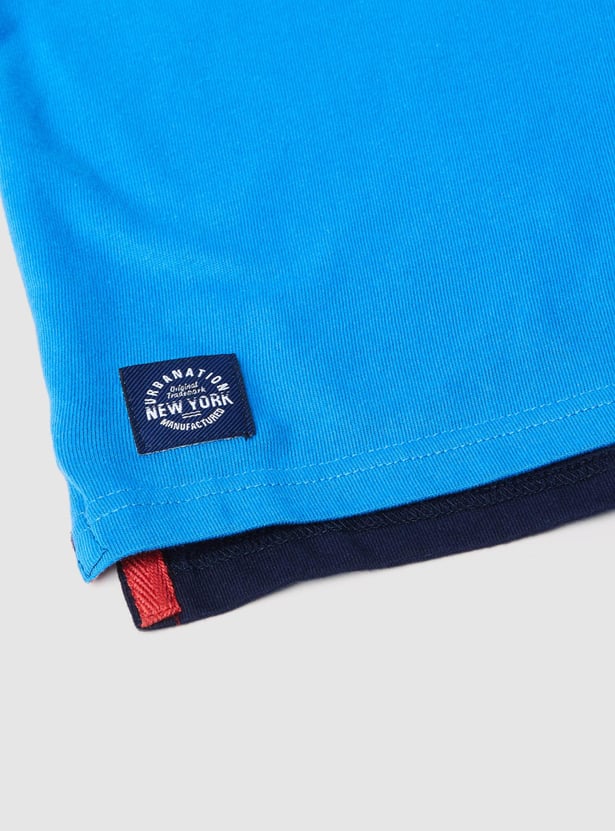 Boys Colourblocked Polo T-shirt