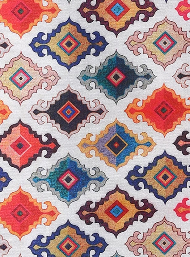 Boys Ethnic Motif Printed Sleeveless Nehru Jacket