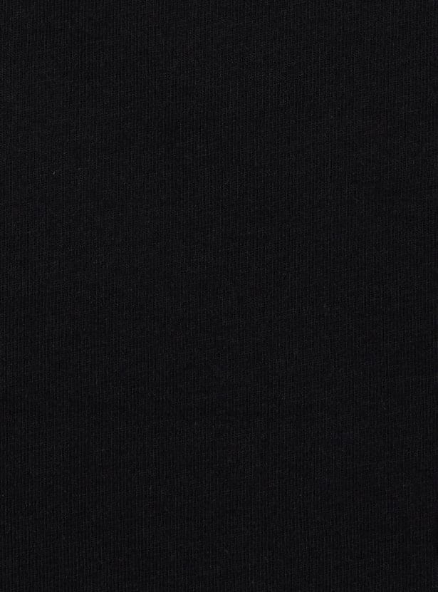 Boys Typographic Print Crew Neck T-shirt