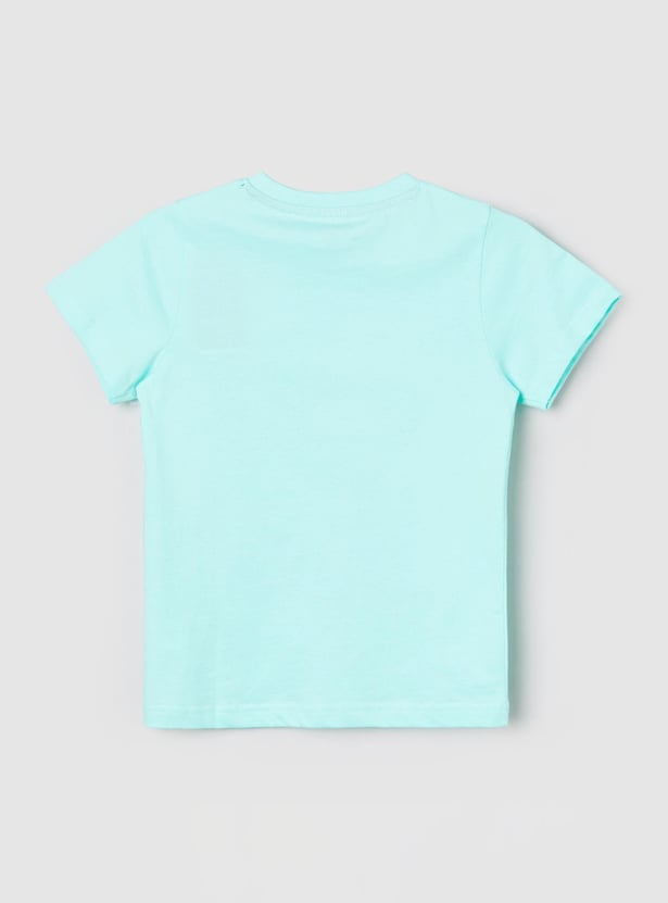 Boys Printed Crew Neck T-shirt
