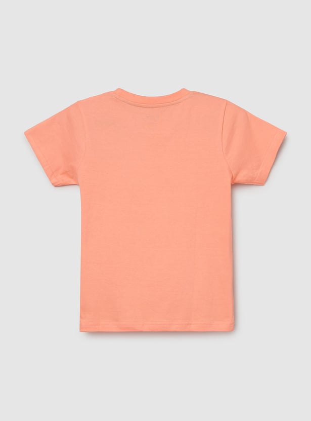Boys Printed Crew Neck T-shirt