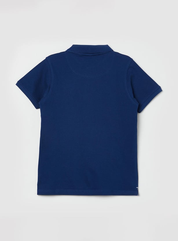 MAX Boys Printed Polo T-shirt
