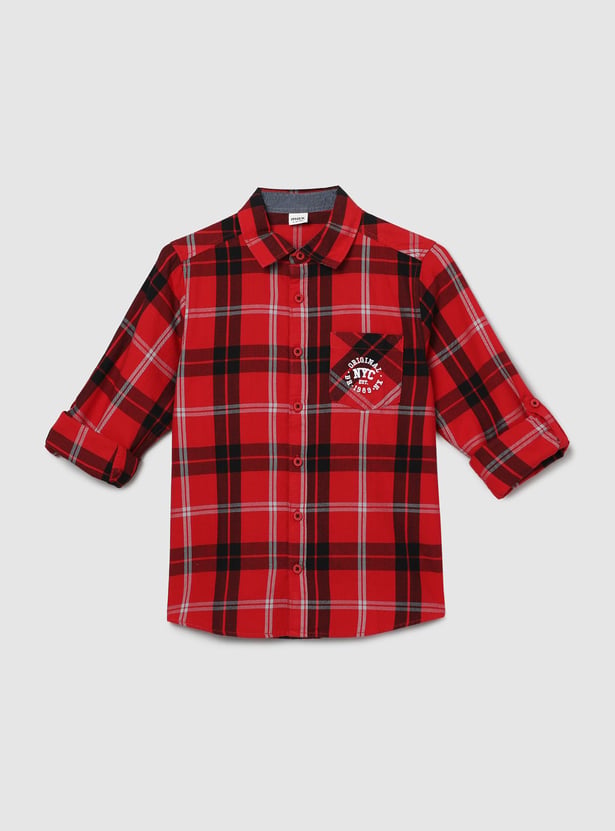 MAX Boys Checked Shirt