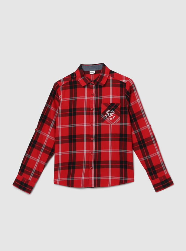 MAX Boys Checked Shirt