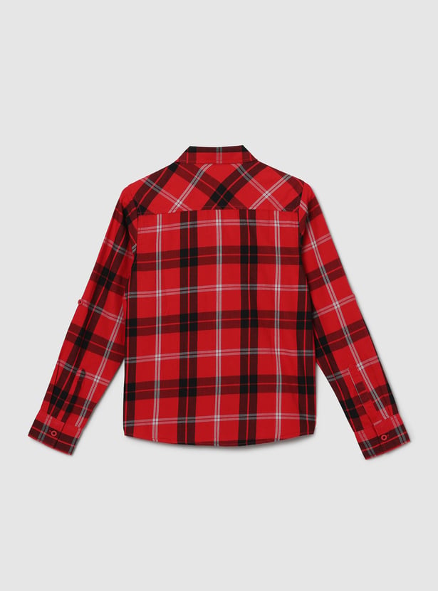 MAX Boys Checked Shirt