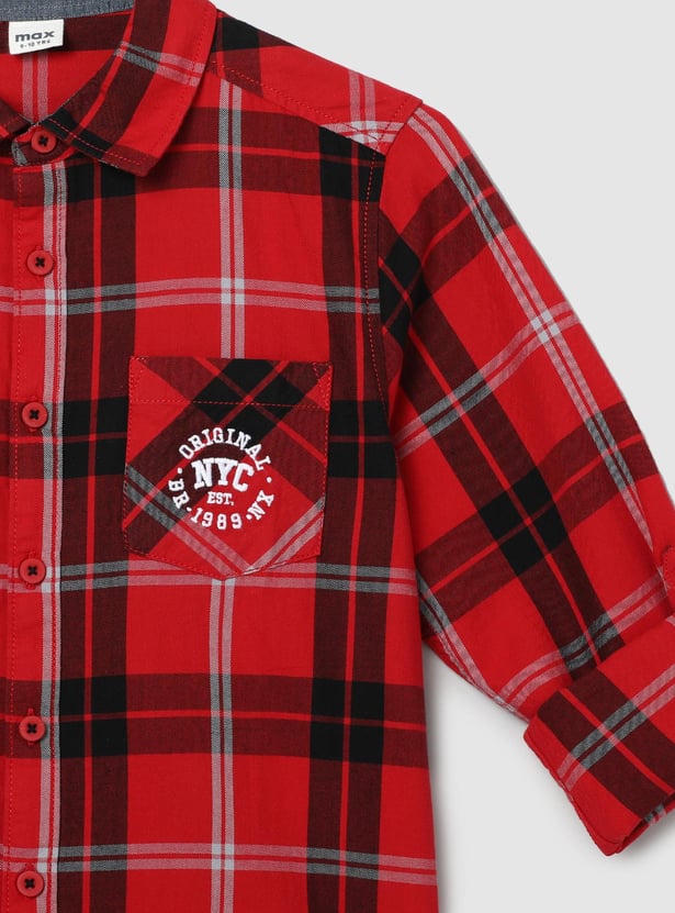 MAX Boys Checked Shirt