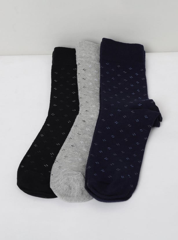 Men Patterned Socks - Pack of 3