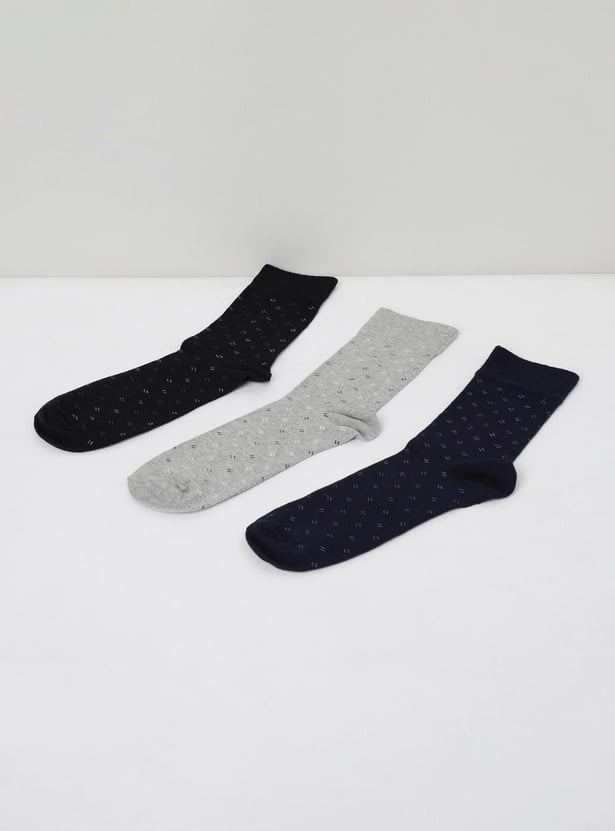 Men Patterned Socks - Pack of 3