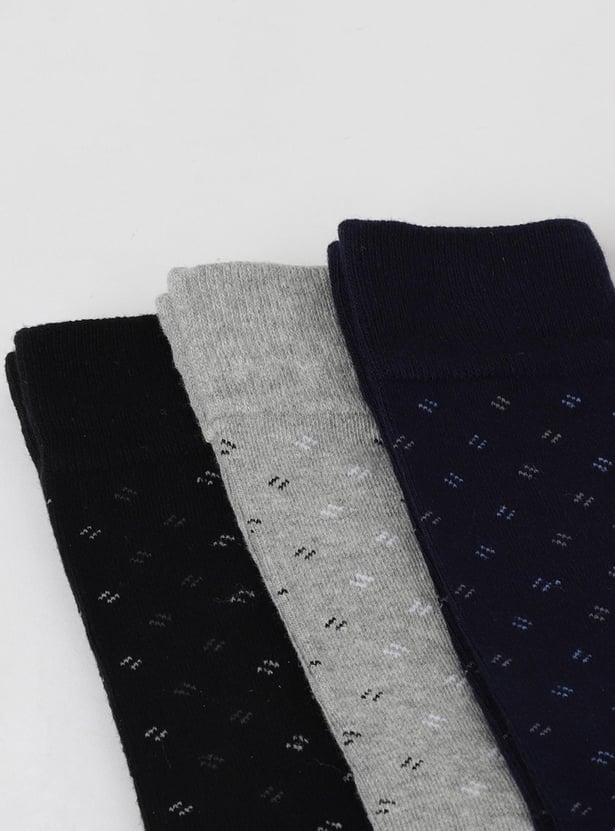 Men Patterned Socks - Pack of 3