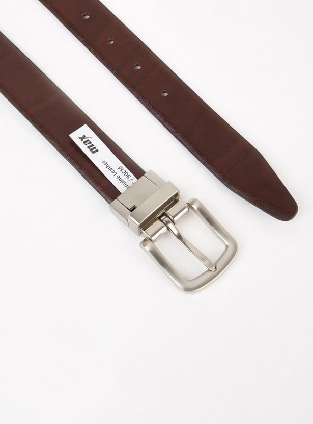 MAX Men Solid Reversible Formal Belt