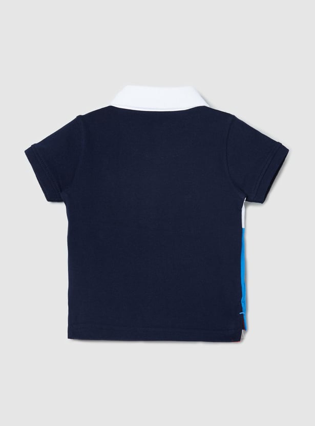 MAX Boys Colourblocked Polo T-shirt