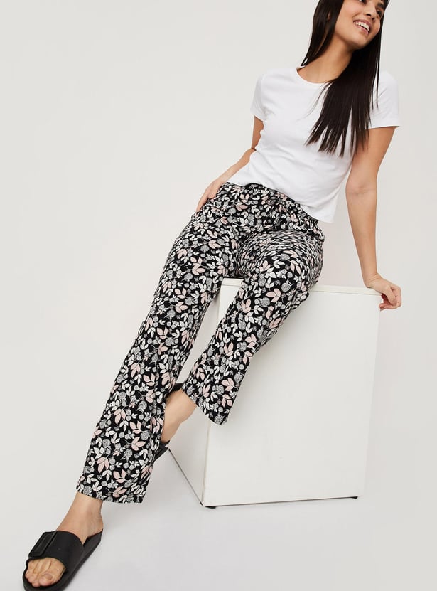 Women Printed Elasticated Pyjamas