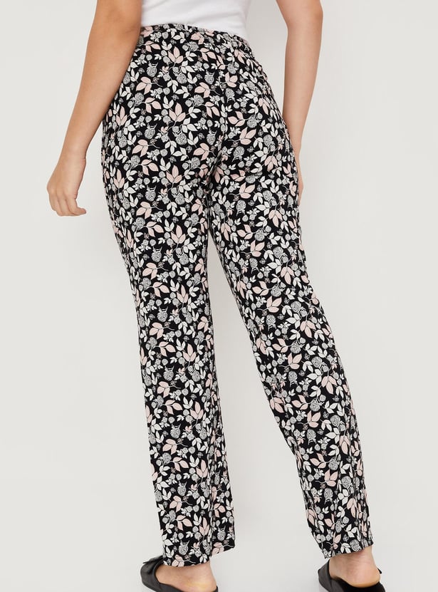 Women Printed Elasticated Pyjamas