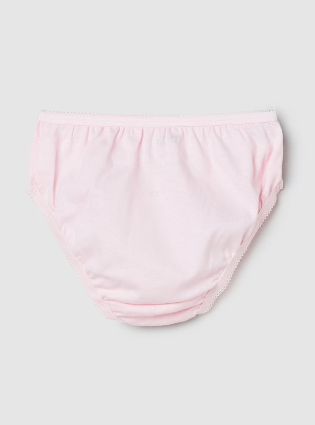 Girls Solid Panties - Pack of 3