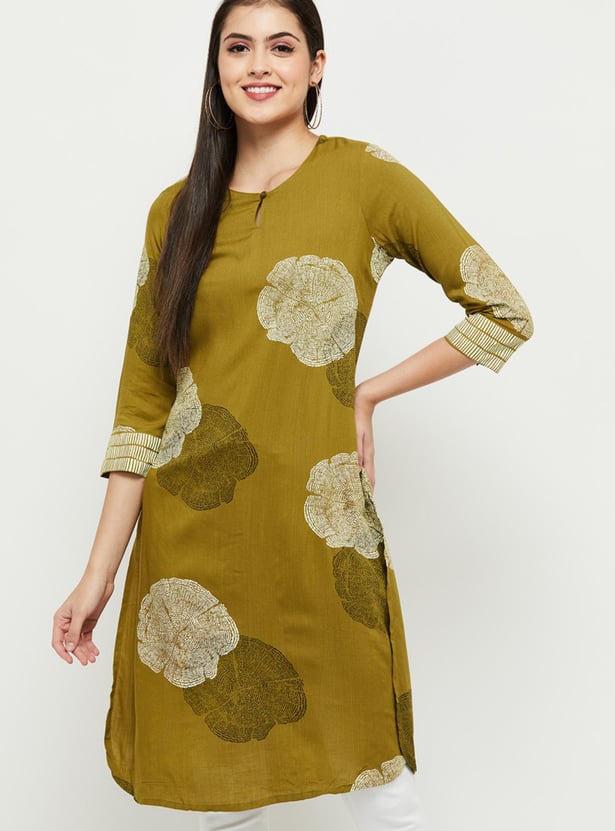 Women Printed Straight Kurta
