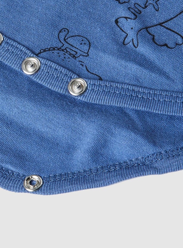 Boys Printed Bodysuit- Pack of 2