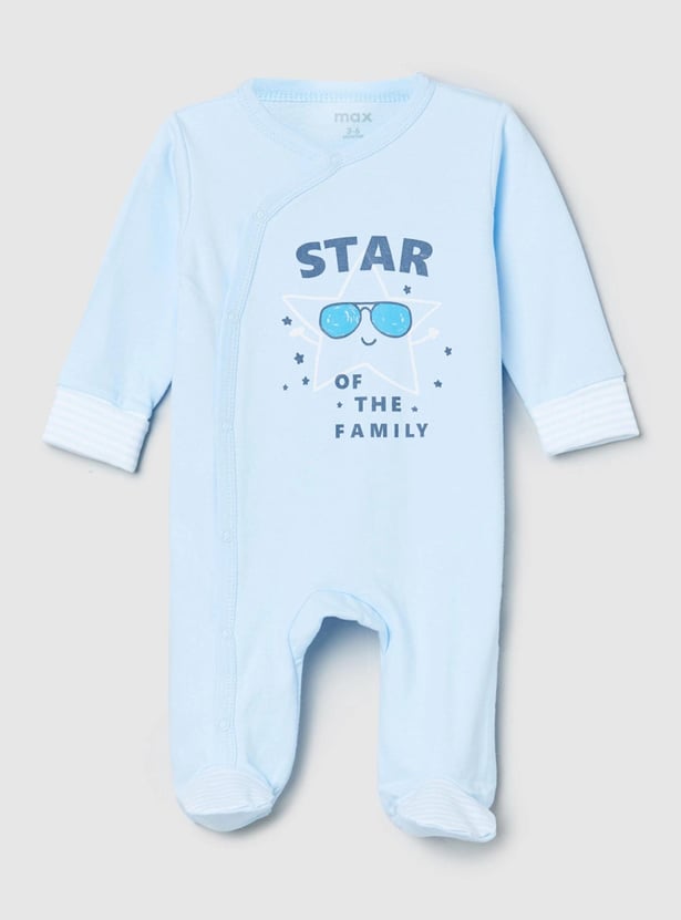 Boys Printed Anti-Bacterial Sleepsuit