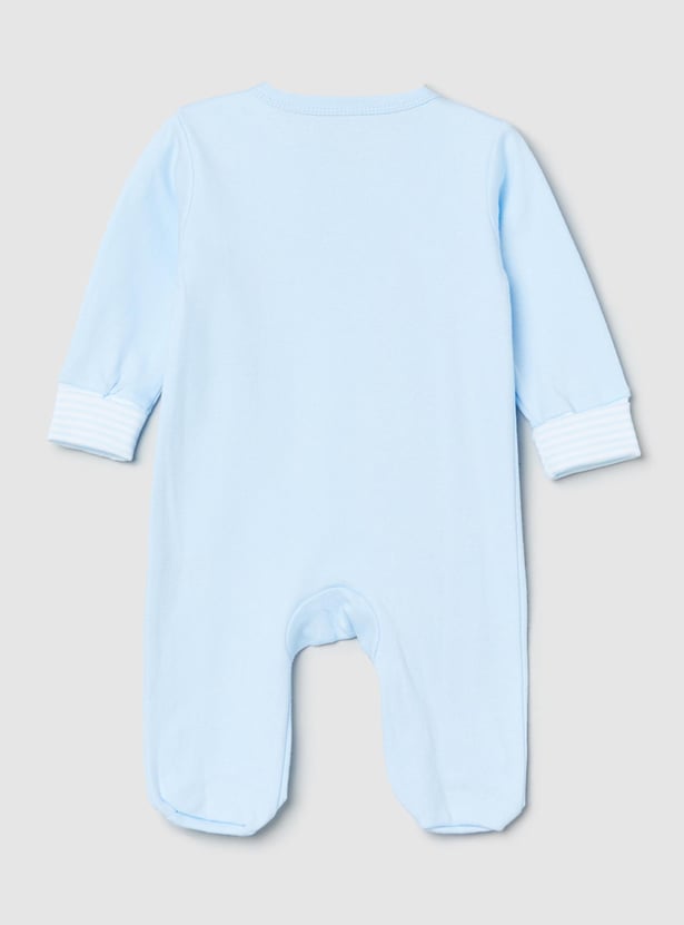 Boys Printed Anti-Bacterial Sleepsuit