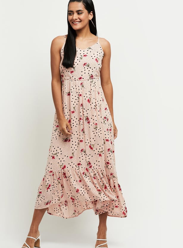 Women Printed Sleeveless Dress