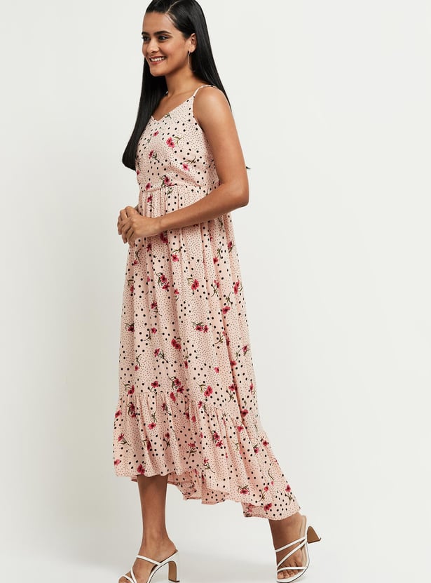 Women Printed Sleeveless Dress