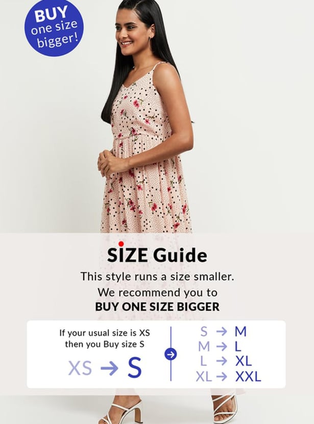 Women Printed Sleeveless Dress