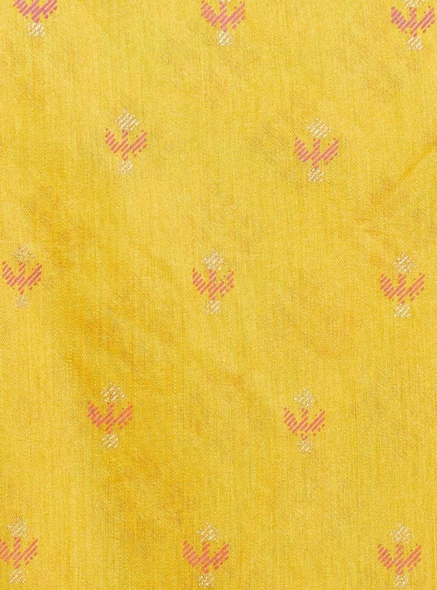 Women Ikat Printed Kurta with Tie-Up Shrug