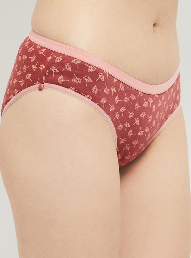 Women Printed Hipster Panties - Pack of 3