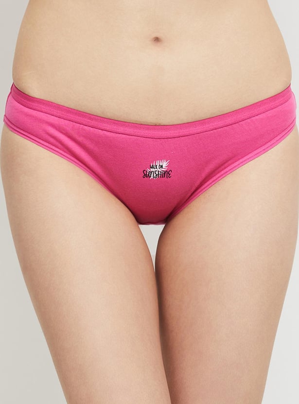 Women Printed Bikini Panty - Pack of 3