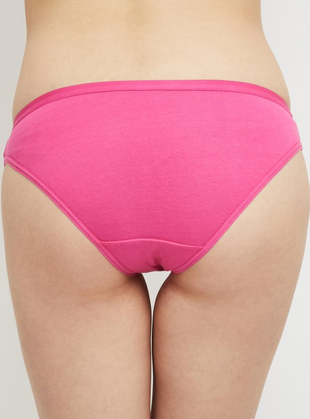 Women Printed Bikini Panty - Pack of 3