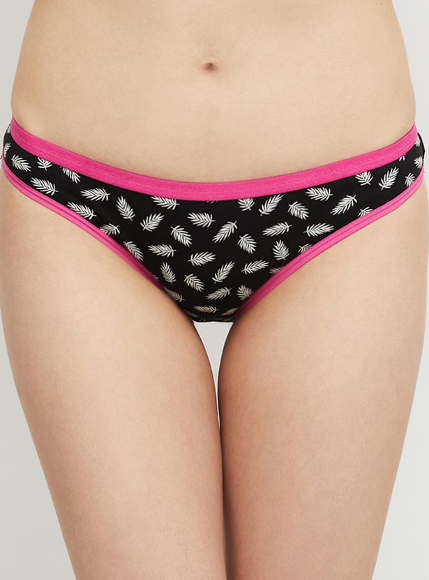 Women Printed Bikini Panty - Pack of 3