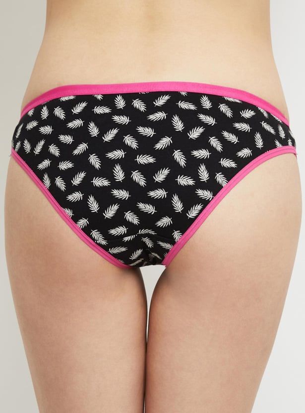 Women Printed Bikini Panty - Pack of 3