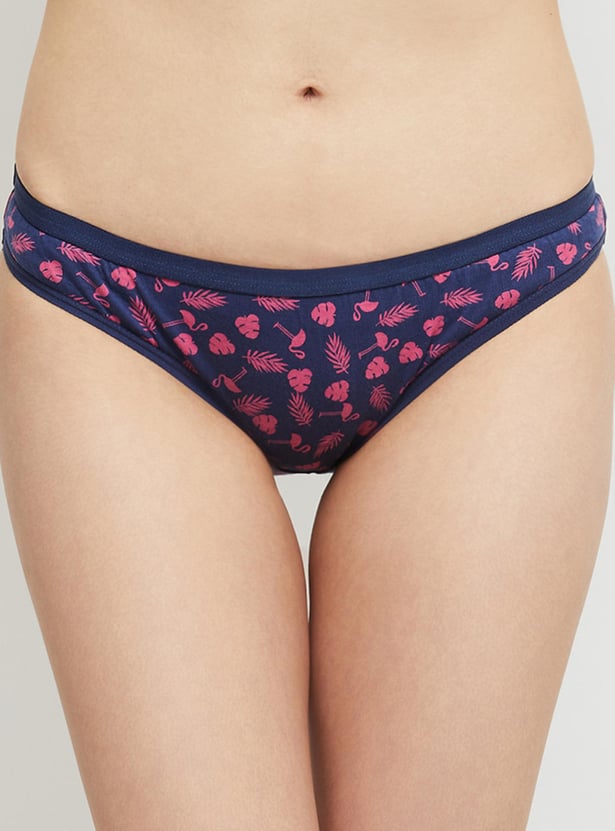 Women Printed Bikini Panty - Pack of 3