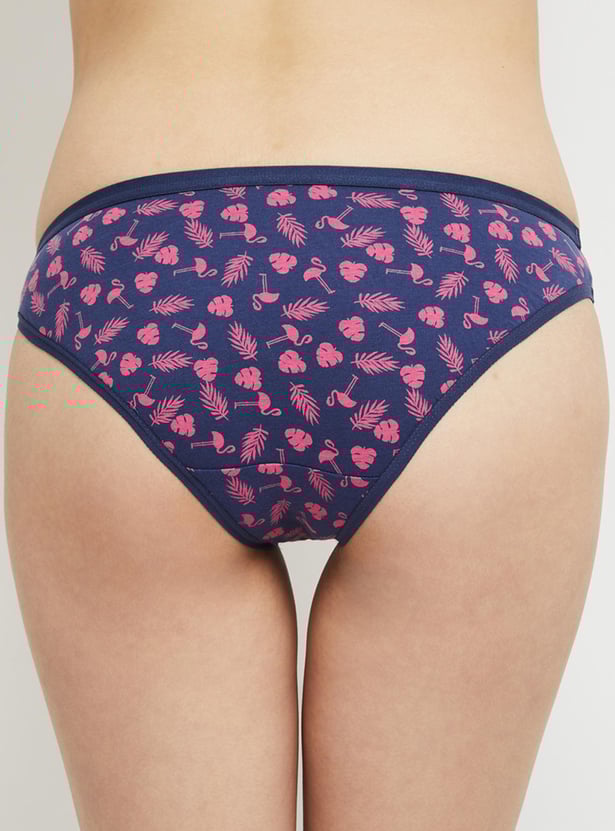 Women Printed Bikini Panty - Pack of 3