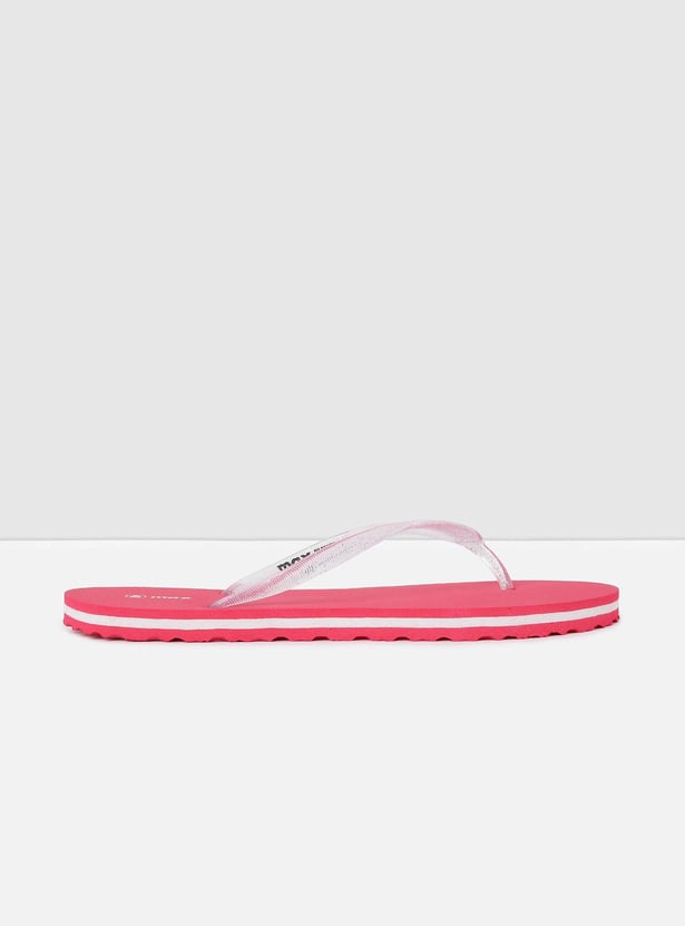 Women Textured Flip Flops 