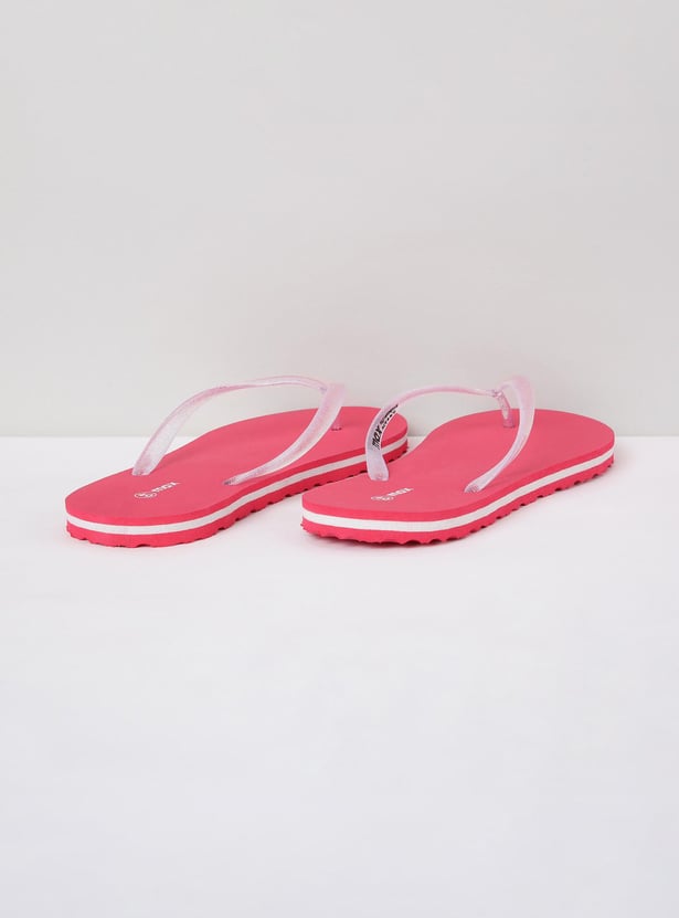 Women Textured Flip Flops 