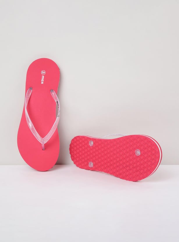 Women Textured Flip Flops 