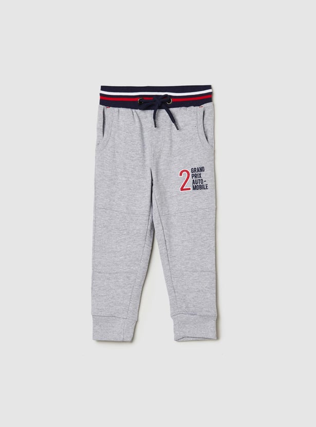 Boys Printed Joggers - Pack of 2