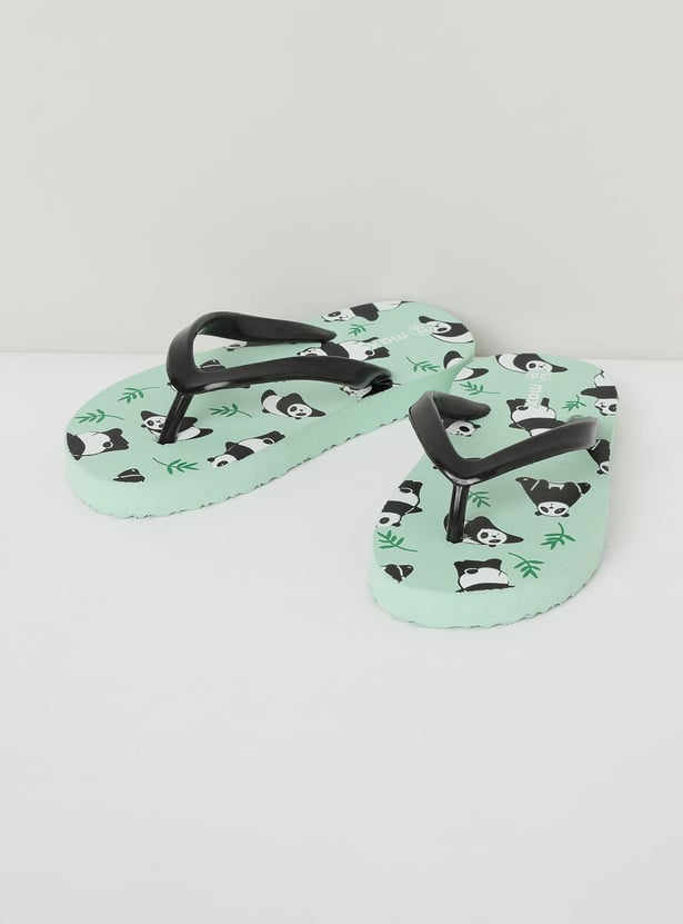 Girls Printed Flip Flops