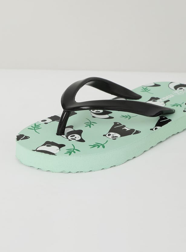 Girls Printed Flip Flops