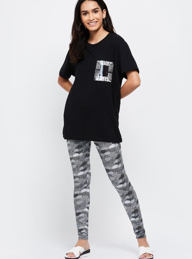 Women Printed Ankle-Length Leggings