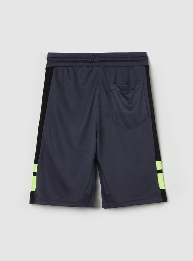 Boys Solid Elasticated Shorts
