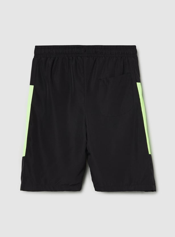 Boys Colourblocked Elasticated Shorts 