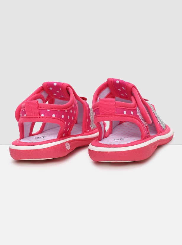 Girls Printed Closed Sandals