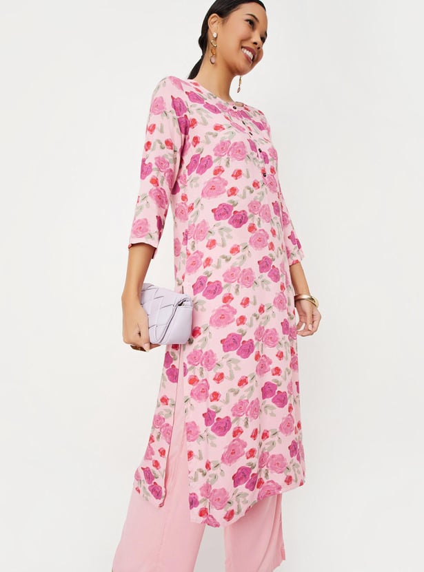 Women Printed Kurta with Palazzos