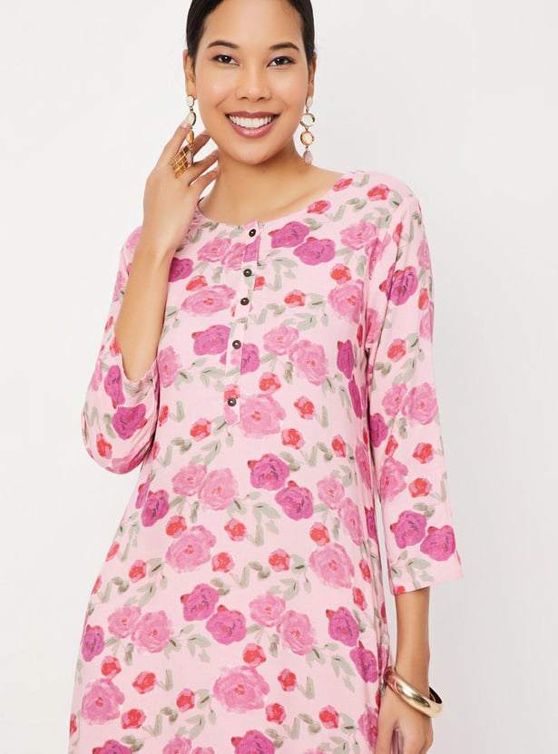 Women Printed Kurta with Palazzos