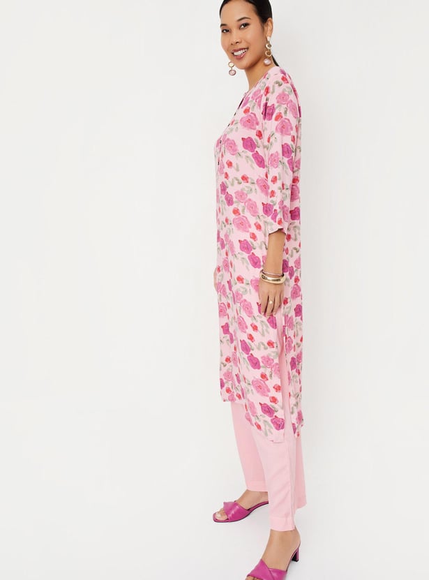 Women Printed Kurta with Palazzos
