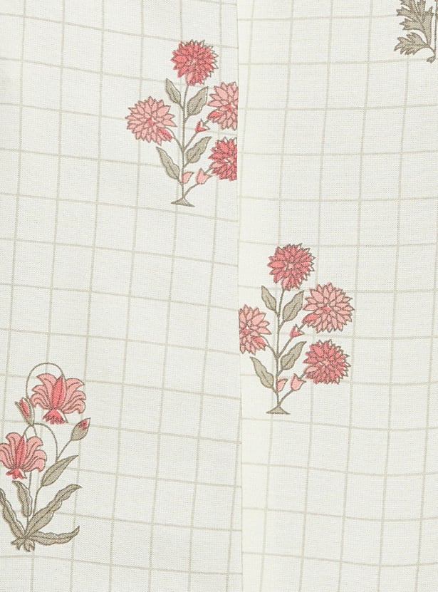 Women Printed Sleeveless Ethnic Shift Dress