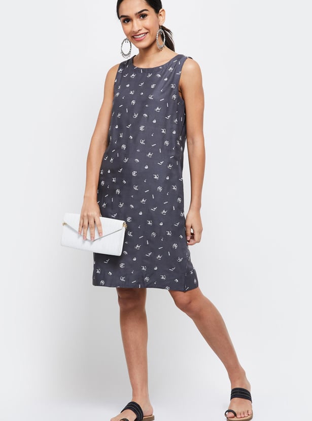 Women Printed Shift Dress